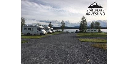 Motorhome parking space - Wintercamping - Jämtland - Ställplats Arvesund