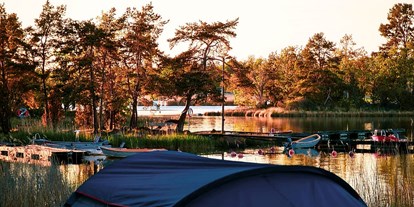 Reisemobilstellplatz - Art des Stellplatz: bei Gaststätte - Schweden - Kalmar Camping - Rafshagsudden