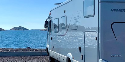 Motorhome parking space - SUP Möglichkeit - Southern Sweden - By the ocean - Lysekils Marina Basteviksholmarna
