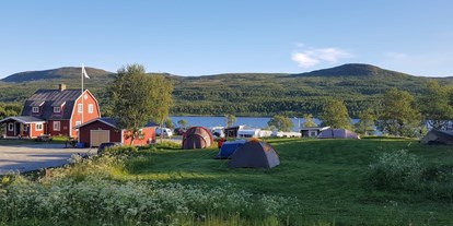 Motorhome parking space - Wintercamping - Northern Sweden - Fjällnäs Camping & Lodges