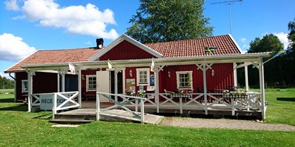 Reisemobilstellplatz - Bademöglichkeit für Hunde - Südschweden - Holsljunga Camping & Cafe