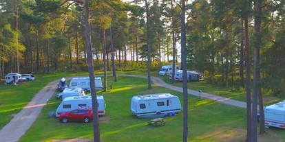 Reisemobilstellplatz - Badestrand - Südschweden - Holsljunga Camping & Cafe