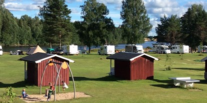 Reisemobilstellplatz - Spielplatz - Mittelschweden - Storängens Camping, Stugor & Outdoor