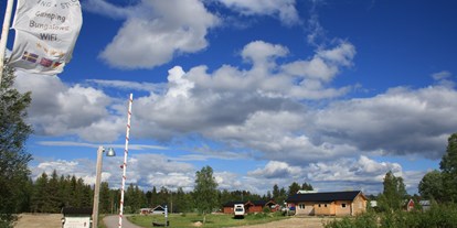 Motorhome parking space - Sauna - Northern Sweden - Slagnäs Camping & Stugby AB