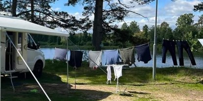 Reisemobilstellplatz - Bademöglichkeit für Hunde - Schweden - Nås Camping Dalarna