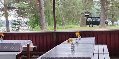 Motorhome parking space - Wohnwagen erlaubt - Sweden - Nås Camping Dalarna