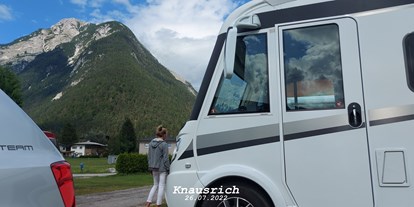Motorhome parking space - Tyrol - Karwendelcamp