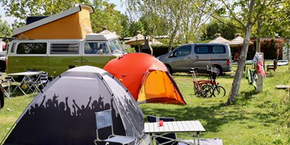 Reisemobilstellplatz - Umgebungsschwerpunkt: Strand - Österreich - Zeltplatz Campingplatz Rust - Storchencamp Camping