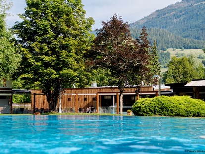 Reisemobilstellplatz - Umgebungsschwerpunkt: Berg - Österreich - Restaurant mit Terrasse - lassen Sie sich kulinarisch verwöhnen  - Camping am Waldbad