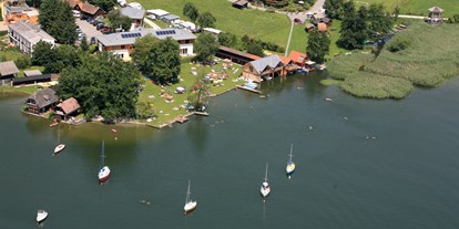 Motorhome parking space - Restaurant - Faaker-/Ossiachersee - Unsere Lage - See-Areal Steindorf 