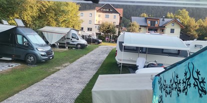 Reisemobilstellplatz - Art des Stellplatz: bei Hotel - Kärnten - See-Areal Steindorf 
