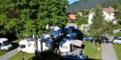 Motorhome parking space - Grauwasserentsorgung - Tiroler Oberland - Überblick Campingplatz - Camping Riffler