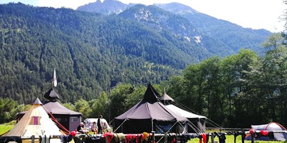 Reisemobilstellplatz - Art des Stellplatz: vor Campingplatz - Tirol - Zelten - Lechtal Camping Vorderhornbach
