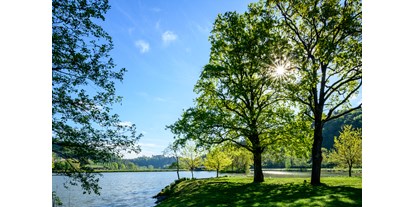 Reisemobilstellplatz - Frischwasserversorgung - Österreich - Der See im Sommer - Sulmsee Camping