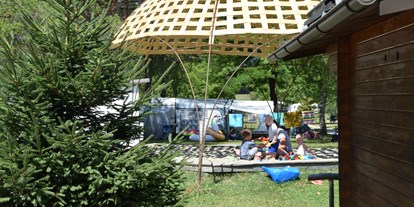Motorhome parking space - Angelmöglichkeit - Unterkrain - Camping Rosental Rož