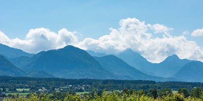Reisemobilstellplatz - Keutschach - Ausblick auf die Karawanken - wunderschönes Wandergebiet im Rosental - Naturcamping Juritz