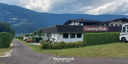 Motorhome parking space - Glödnitz - Camping Kölbl