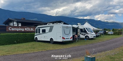 Motorhome parking space - Klagenfurt - Camping Kölbl