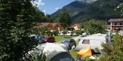 Motorhome parking space - Entsorgung Toilettenkassette - Achensee - Karwendel Camping