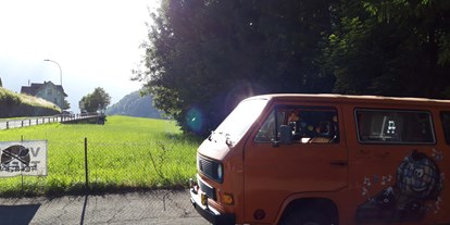 Reisemobilstellplatz - Wohnwagen erlaubt - Schweiz - Der GASTHOF Bürglen