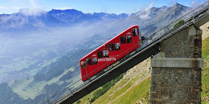 Reisemobilstellplatz - Umgebungsschwerpunkt: Fluss - Schweiz - Talstation Niesenbahn AG Mülenen