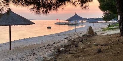 Reisemobilstellplatz - Zadar - Šibenik - Sonnenuntergang  - Camping Šimuni