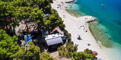 Reisemobilstellplatz - Umgebungsschwerpunkt: Meer - Dalmatien - Camping Rožac