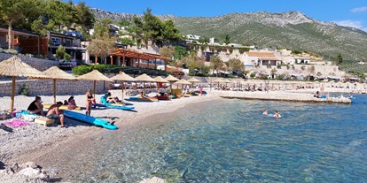 Motorhome parking space - Duschen - Dubrovnik - Beach - Camping Lavanda
