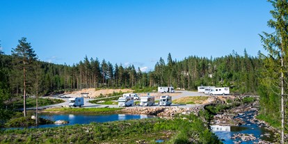 Reisemobilstellplatz - Umgebungsschwerpunkt: See - Norwegen - Villmarkseventyret bobilparkering