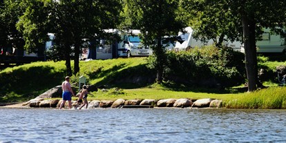 Reisemobilstellplatz - Umgebungsschwerpunkt: Fluss - Kristiansand - Tingsaker familiecamping