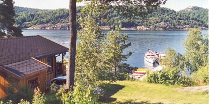 Reisemobilstellplatz - Swimmingpool - Norwegen - Auch Hütten in verschiedenen Mietstandards - Sørlandet Feriesenter