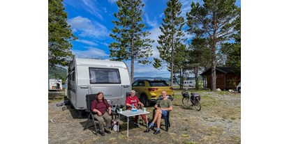 Motorhome parking space - Northern Norway - Rognan Fjordcamp - Rognan Fjordcamp