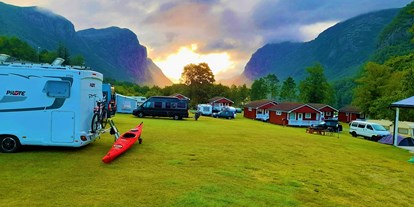 Motorhome parking space - Umgebungsschwerpunkt: Fluss - Norway - Wathne Camping