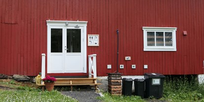 Motorhome parking space - Frischwasserversorgung - Northern Norway - Sanitärgebäude - Velfjord Camping & Hytter