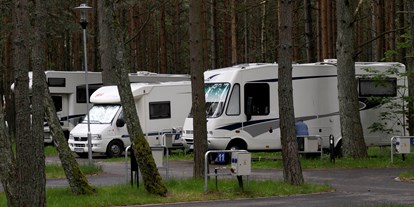 Reisemobilstellplatz - WLAN: nur um die Rezeption vorhanden - Niederlitauen - Camping "Pajurio kempingas"