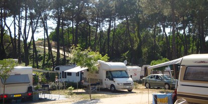 Reisemobilstellplatz - WLAN: nur um die Rezeption vorhanden - Portugal - Orbitur Viana do Castelo