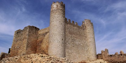 Reisemobilstellplatz - Umgebungsschwerpunkt: am Land - Comunidad Valenciana - ... ein Ausflug zur Burg lohnt sich ebenfalls. - Los Olivos de Xivert CampingNatura Park
