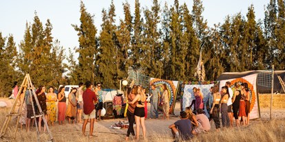 Motorhome parking space - Costa de la Luz - Global Tribe Eco-Campsite
