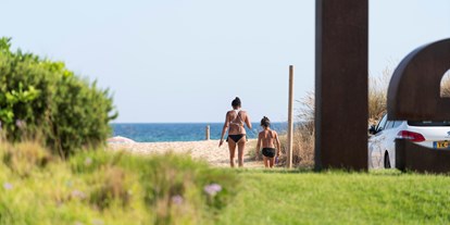 Reisemobilstellplatz - Umgebungsschwerpunkt: Meer - Costa del Maresme - Campingplatz am Strand gelegen - Camping del Mar