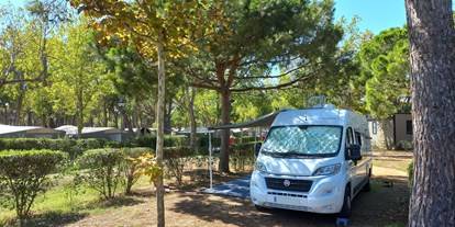 Motorhome parking space - Umgebungsschwerpunkt: Meer - Costa Brava - Camping & Bungalow Platja Brava