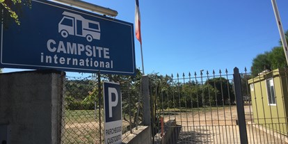 Reisemobilstellplatz - Entsorgung Toilettenkassette - Italien - Campsite international