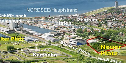 Motorhome parking space - WLAN: am ganzen Platz vorhanden - Nordseeküste - Wohnmobilstellplatzplatz Büsum / direkt am Hafen