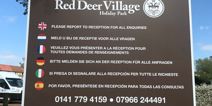 Motorhome parking space - Great Britain - Red Deer Village Holiday Park