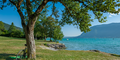 Reisemobilstellplatz - WLAN: am ganzen Platz vorhanden - Haut-Savoie - Entspannende oder sportliche Ferien am See von Annecy in Haute-Savoie - Camping La Ferme