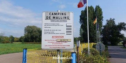 Motorhome parking space - Moselle - Camping Municipal de Malling