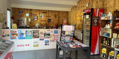 Reisemobilstellplatz - Art des Stellplatz: bei Museum - Provence-Alpes-Côte d'Azur - Empfang Lebensmittel
Verkauf von lokalen Produkten - Camping Les Myotis