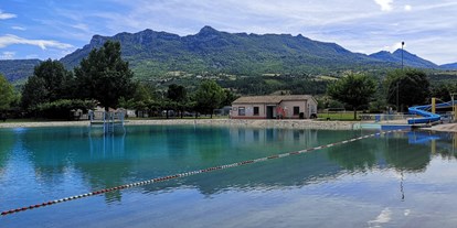 Reisemobilstellplatz - Umgebungsschwerpunkt: am Land - Provence-Alpes-Côte d'Azur - Baden - Camping Les Myotis