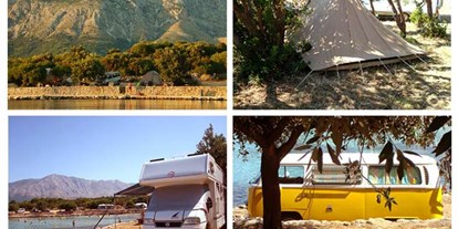 Motorhome parking space - Duschen - Dubrovnik - Camping Mlaska