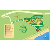 RV parking space - mapa kampa - Mini Camp Podaca