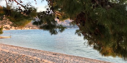 Reisemobilstellplatz - Umgebungsschwerpunkt: Meer - Dalmatien - plaža - Mini Camp Podaca
